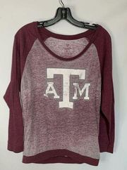Colosseum Texas A&M Aggie Long Sleeve T Shirt Size Small