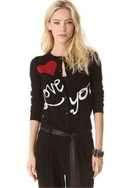 Alice + Olivia Love You Cardigan - Small