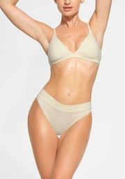 SKIMS Cotton Jersey Triangle Bralette