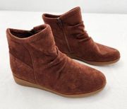 SOUL Naturalizer Womens Size 6M Indie Water Resistant Wedge Ankle Boots