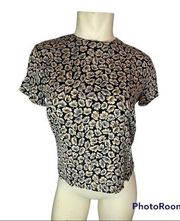 Rena Rowan Flower Crop Top Size 10