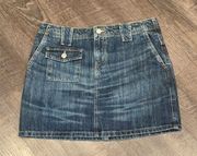 Polo jeans company denim mini skirt