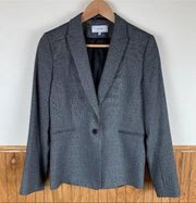 Blazer Black Gray Blazer Size 8