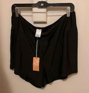 NWT Kona Sol Swim Shorts w Built in panty XL