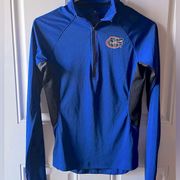 **EUC** FLORIDA GATORS Athletic Quarter-Zip Dri-Fit Long Sleeve Top