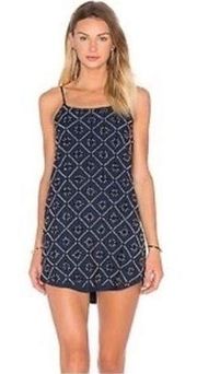 NWT Revolve NBD Hypnotize Blue Beaded Mini Dress