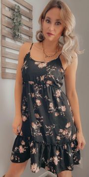 | Floral Sleeveless Sun Dress (Med) K221