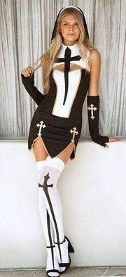 NEW Music Legs Bad Habit Naughty Nun Costume Size XL