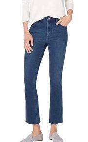 J. Jill Kick Flare Ankle High Rise Medium Blue Jeans Size Women's 10P Petite