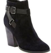 Cole Haan Black Minna Grand OS Suede Booties B10