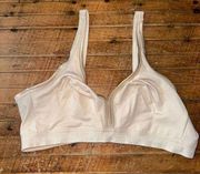 Cacique 40C wireless nude full figure jersey knit bra