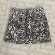 Princess Polly Samira leopard print MINI SKIRT -