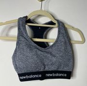 New Balance  Grey Sports Bra Small*