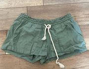 Olive Green Beach Shorts