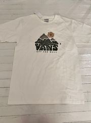 White  Graphic Tee Mens Small Brand New