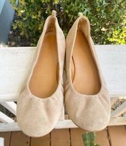 Factory Nude Suede Anya Ballet FlatsSize 6.5