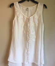 Monoreno small white tunic