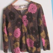 Garnet Hill Wool Knit Cardigan Size S - Flaws