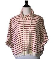 Gibson large striped cowlneck‎ sweatshirt