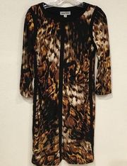 Shelby & Palmer Animal Print Dress Size 8 EUC