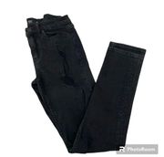 RSQ black distressed skinny jeans 28/6