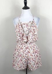 Very J Romper Sleeveless Floral