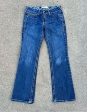 Ariat 31R whipstitch Boot Cut Stretch Jeans Ocean