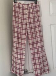 Forever 21 | Plaid Pajama Bottoms PJ Pink Small