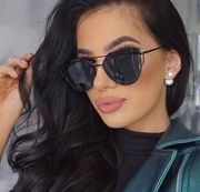 Vintage Metal Sunglasses for Women