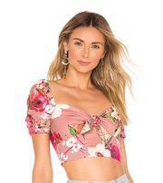 Revolve Privacy Please Alvarado Top Mauve Amy Floral  XS