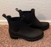 Black Rain Booties