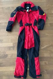 The North Face Heli Gore-Tex Snow Suit Summit Red & Black size medium