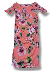 Dress Size 4 Maternity Dress Bodycon Dress Soft Comfy Floral Print Flowers Women's Dress