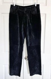 Vintage Chico's Southwestern Black Suede Pants