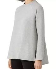 Women's Eileen Fisher Raglan Crewneck Top in Grey Size Xs  NWT