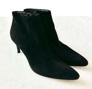 Yves Saint Laurent Black Suede Booties