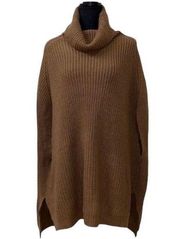 Zenana Outfitters Turtleneck Cape(Size Large)