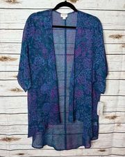 LuLaRoe Lindsay Kimono Size S NWT