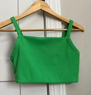 Green Sports Bra