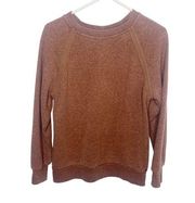 Prana rust brown sweatshirt pullover size small L