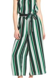 Soprano Stripped Seeveless Jumpsuit Size Small