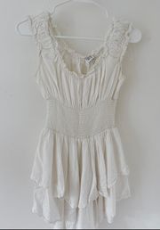 The Love Galore Romper White