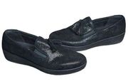 Fitflop Womens Superskate Tassel Suede Shimmer Loafers Shoes 8.5 Black Slip On