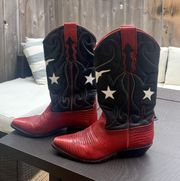 Vintage  Red Cowboy Boots