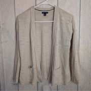 𝅺Tommy Hilfiger Cream Cardigan Sweater Size Small