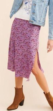 Urban Outfitters Womens Molly Satin Slip Skirt Size L Pink