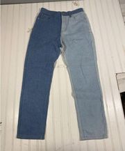 Nasty Gal collection, womens size 10, 2 toned mom jeans  high waisted