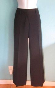 Trina Turk Size 0 Black Straight Leg Pants