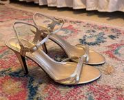 Ralph Lauren Gold Heels