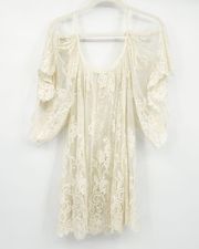 JENS PIRATE BOOTY X FREE PEOPLE On The Open Road Lace Tunic Mini Dress Size XS/S